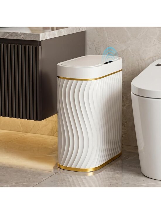 Other - Touchless Motion Sensor Trash Can - 2.6 Gallon Slim Waterproof Bin for Home